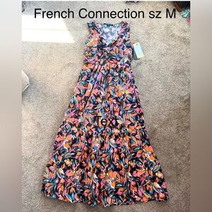 Floral Sleeveless Maxi Dress by FRENCH CONNECTION SZ M. BRAND NEW WITH TAGS